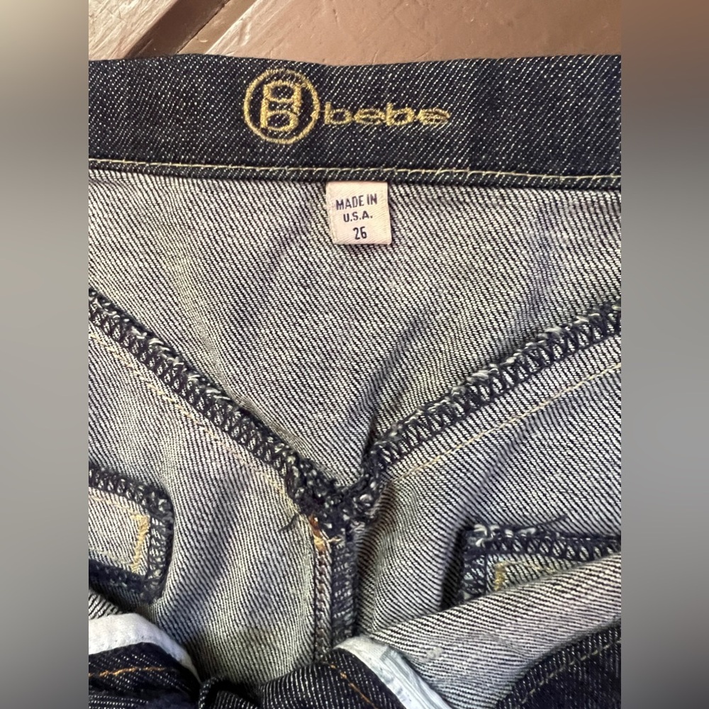 Vintage BEBE Low Rise Denim Jeans - Picture 7 of 10